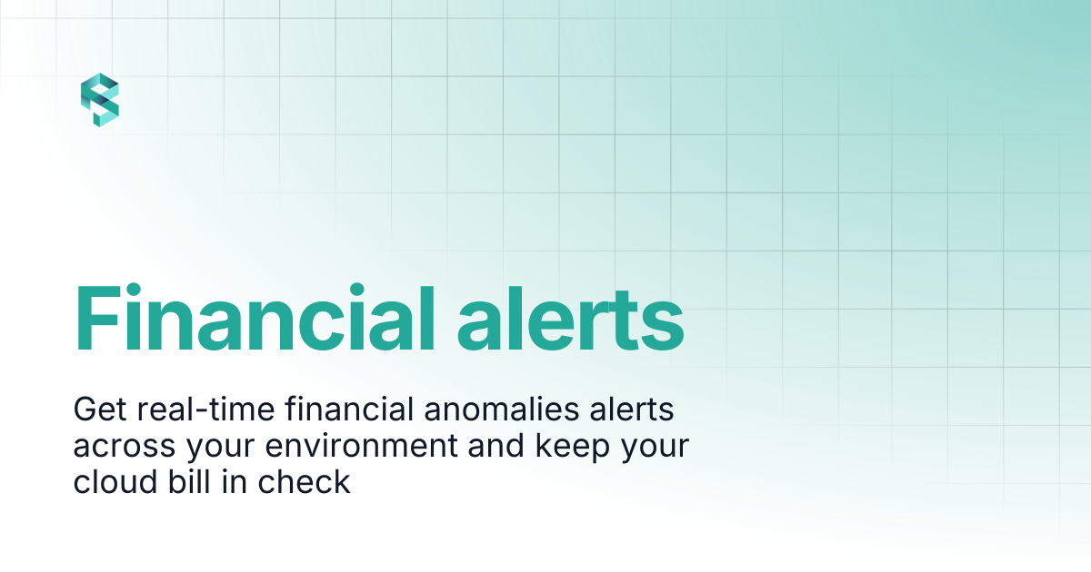 Financial alerts | PerfectScale