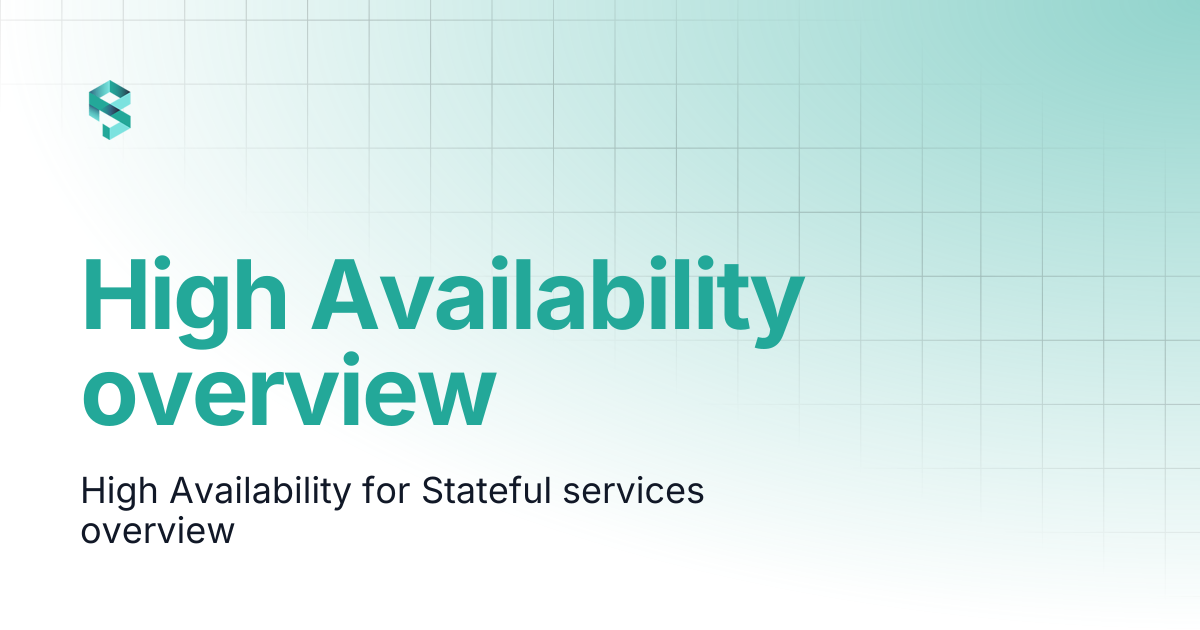 High Availability overview | PerfectScale