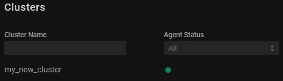 Agent status